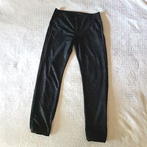 Blank NYC Black Waxed Joggers